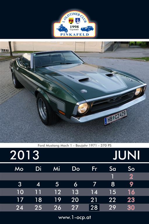 Oldtimerkalender 2013